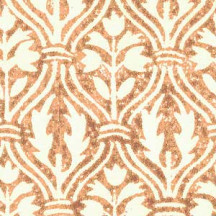 Brick Flowers and Leaves Stamped Italian Print Paper ~ Rossi Italy